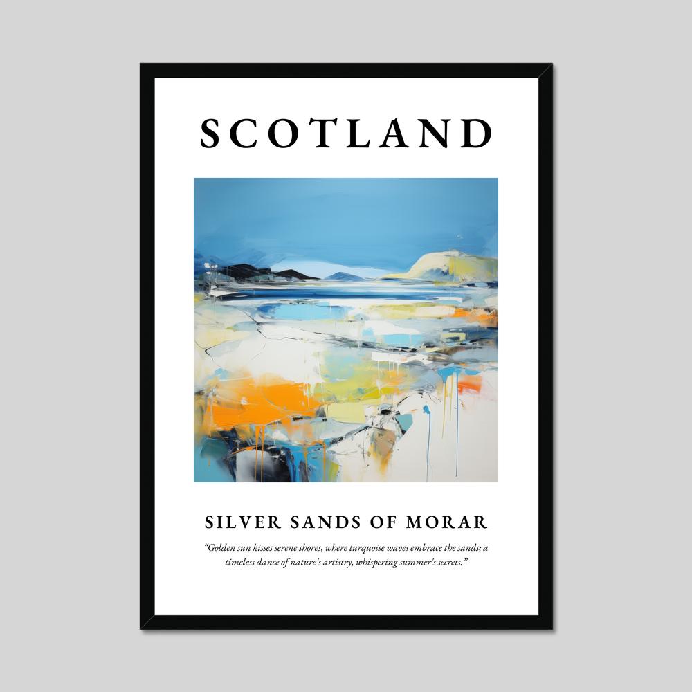 Poster of Silver Sands of Morar, Scotland.