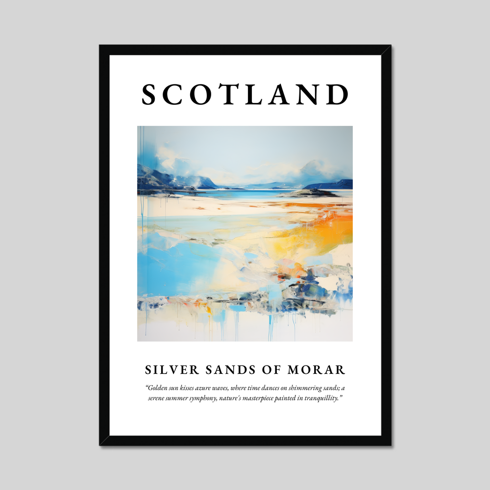 Poster of Silver Sands of Morar, Scotland.