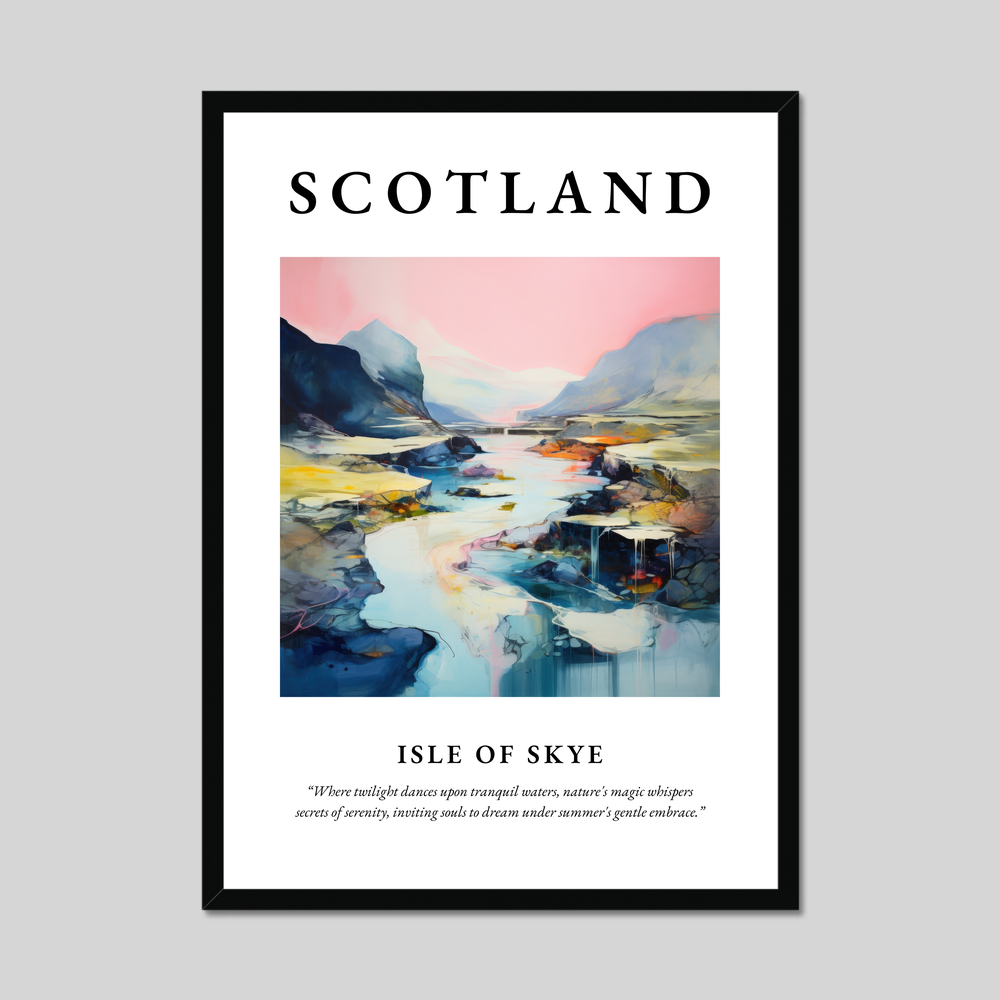 Poster of Isle of Skye, Scotland.