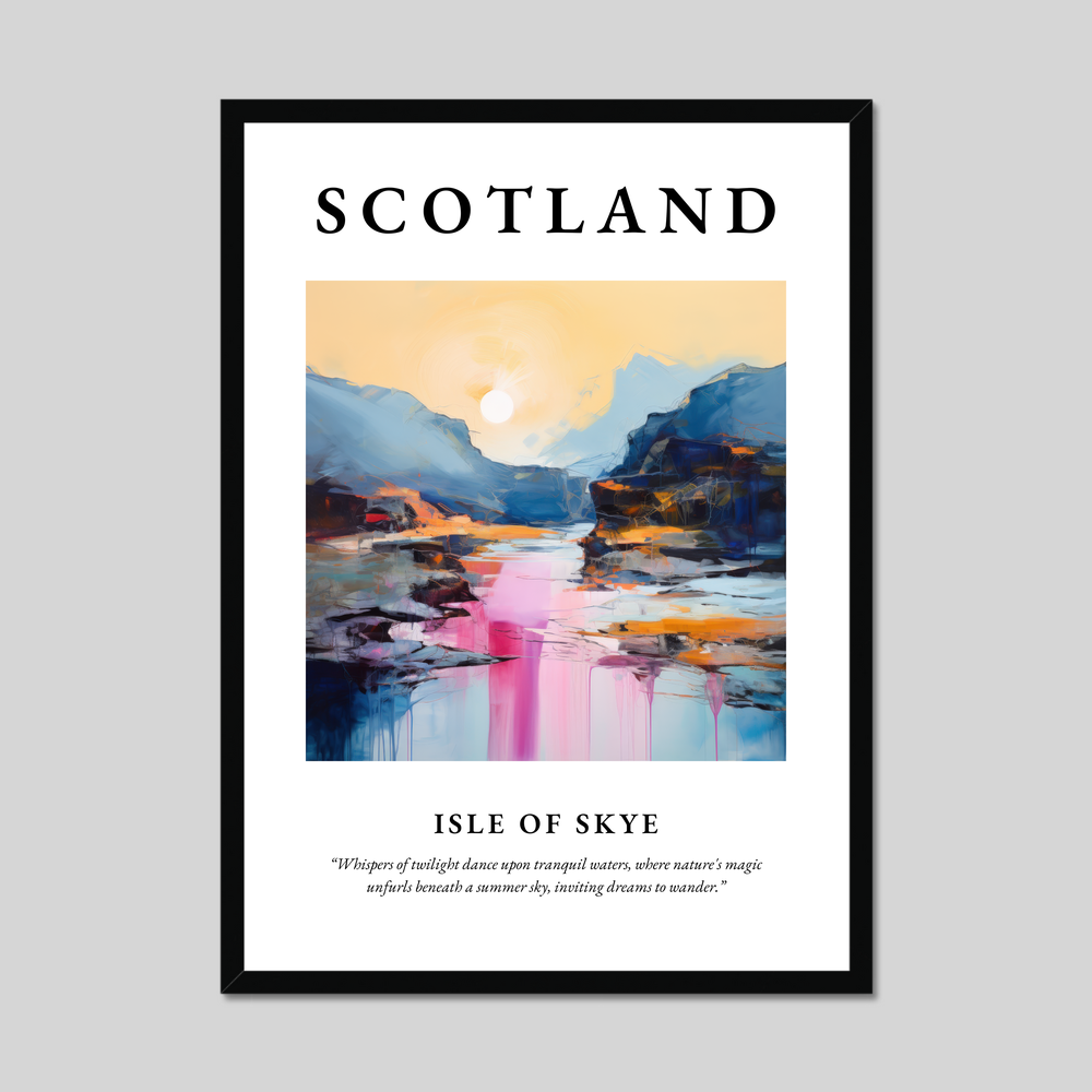 Poster of Isle of Skye, Scotland.