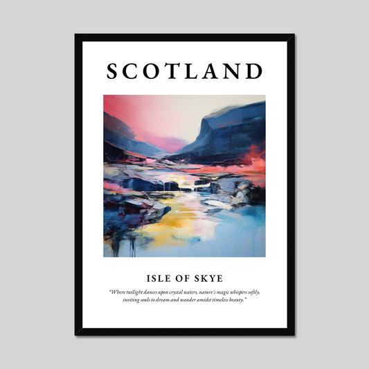 Poster of Isle of Skye, Scotland.