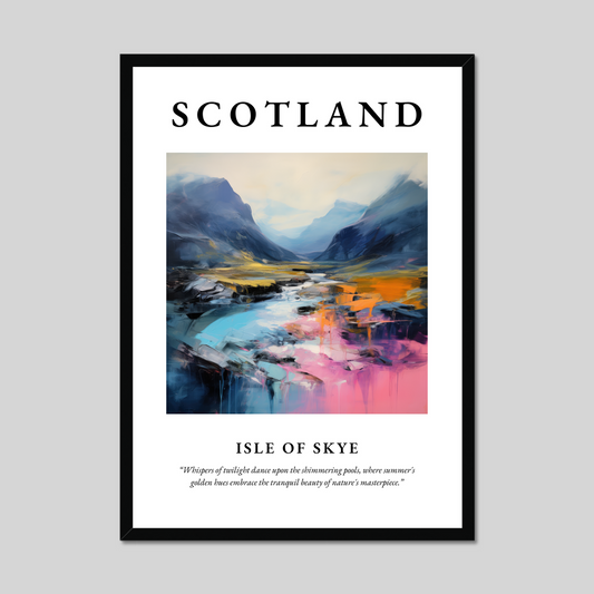 Poster of Isle of Skye, Scotland.