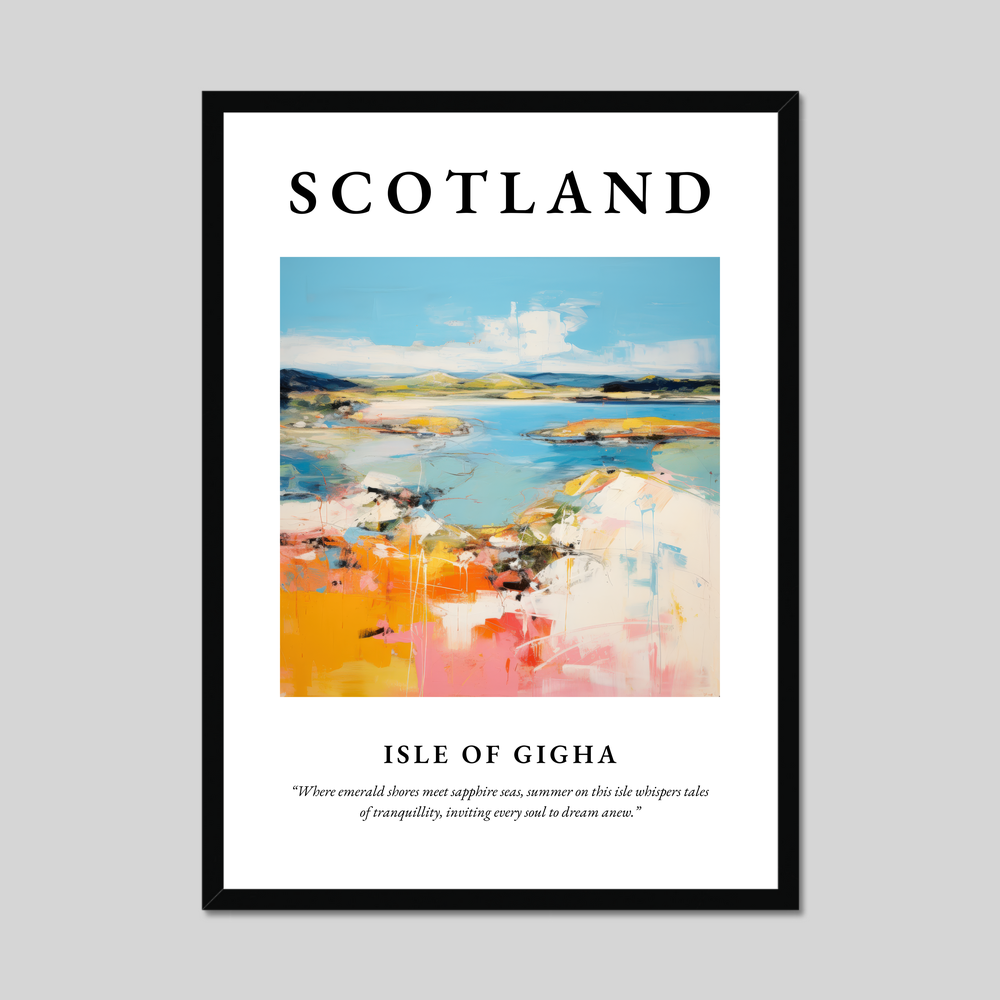 Poster of Isle of Gigha, Scotland.