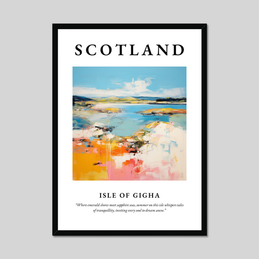 Poster of Isle of Gigha, Scotland.