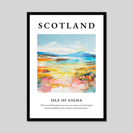 Poster of Isle of Gigha, Scotland.