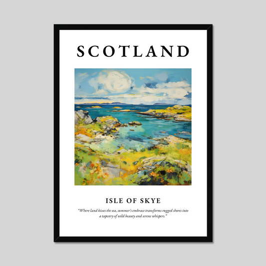 Poster of Isle of Skye, Scotland.