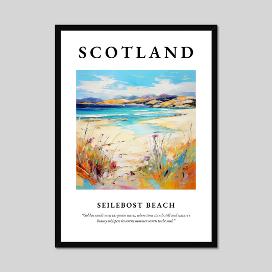 Poster of Seilebost Beach, Scotland.