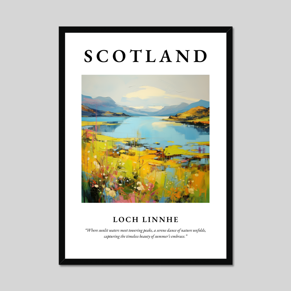 Poster of Loch Linnhe, Scotland.