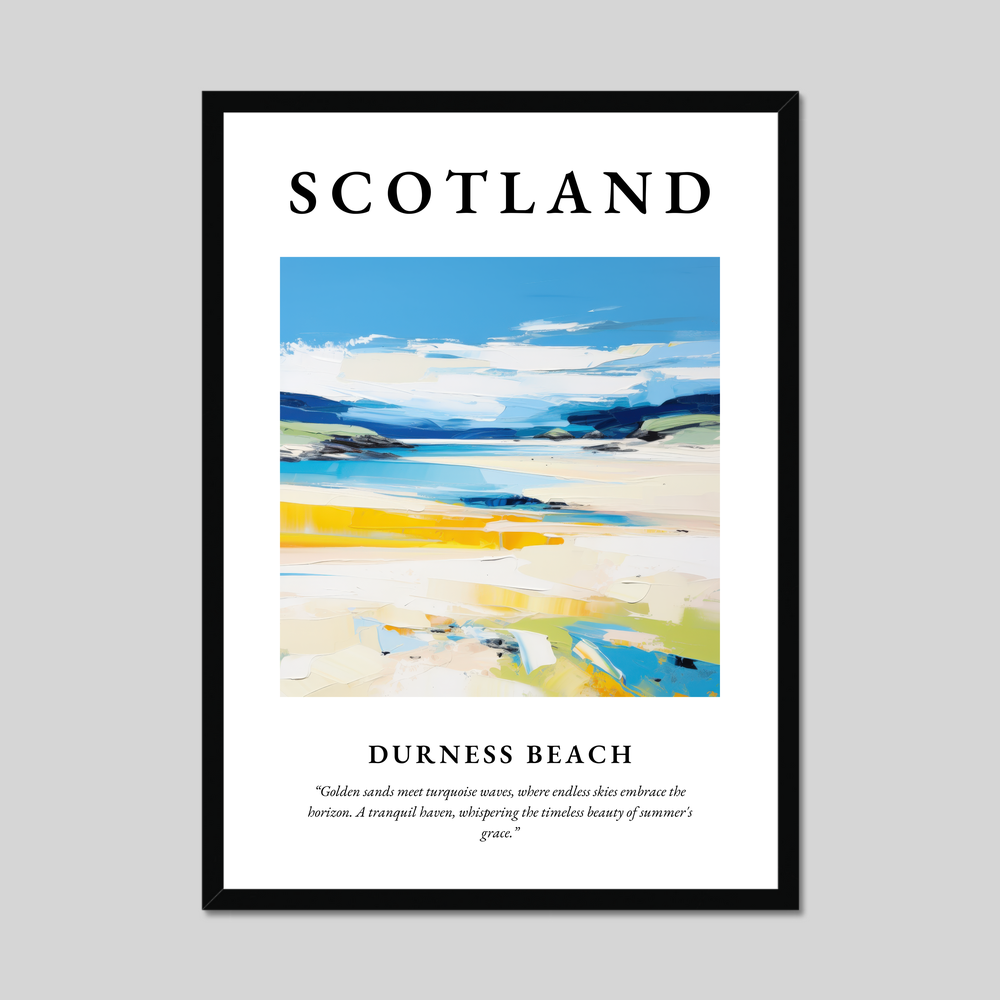 Poster of Durness Beach, Scotland.