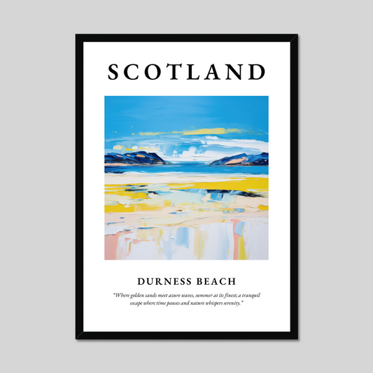 Poster of Durness Beach, Scotland.