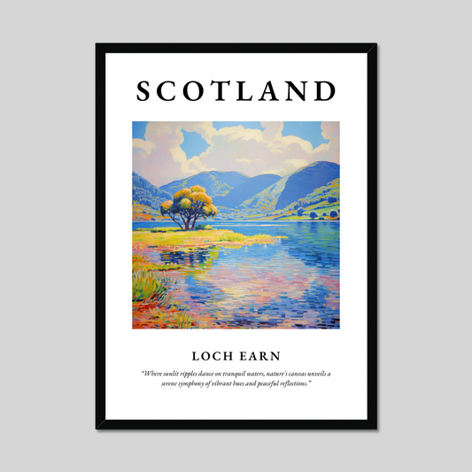 Poster of Loch Earn, Scotland.