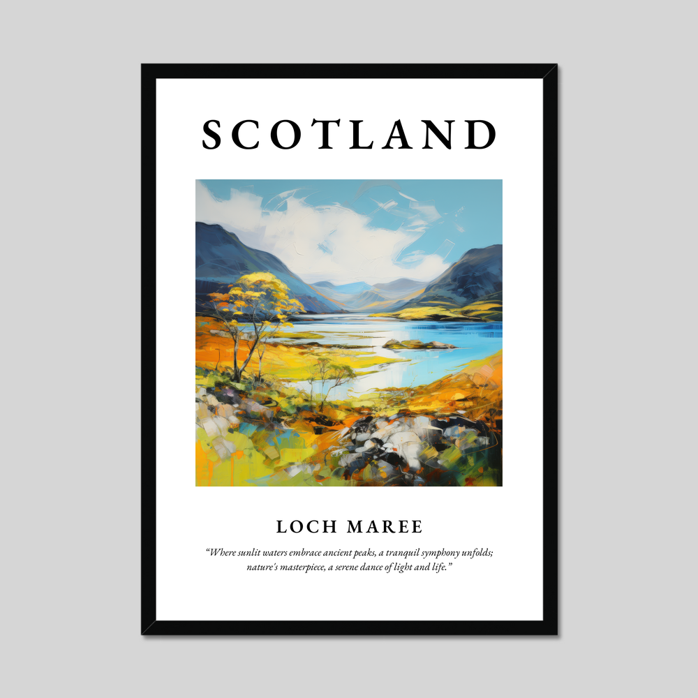 Poster of Loch Maree, Scotland.