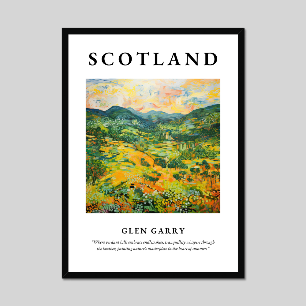 Poster of Glen Garry, Scotland.