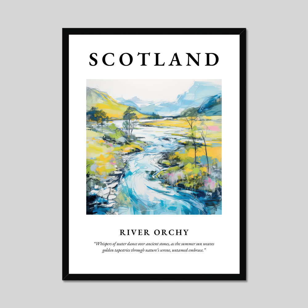 Poster of River Orchy, Scotland.