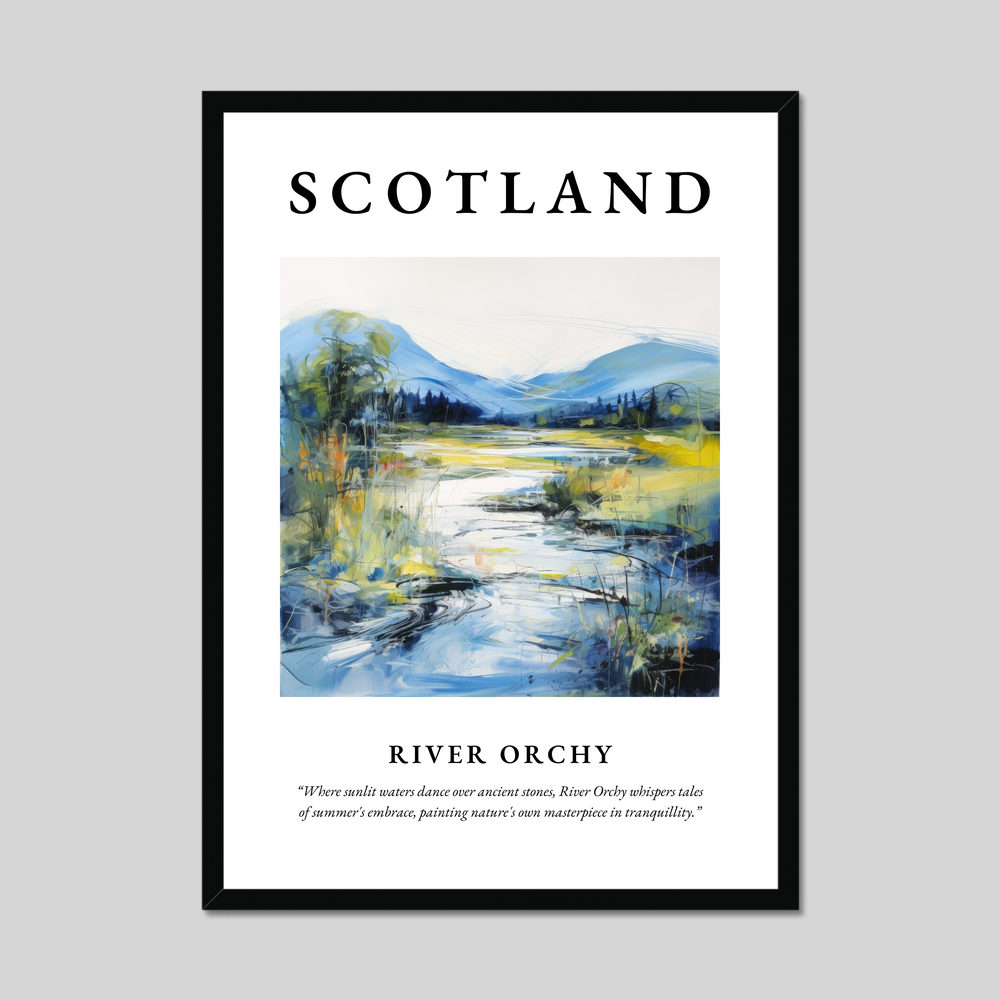 Poster of River Orchy, Scotland.