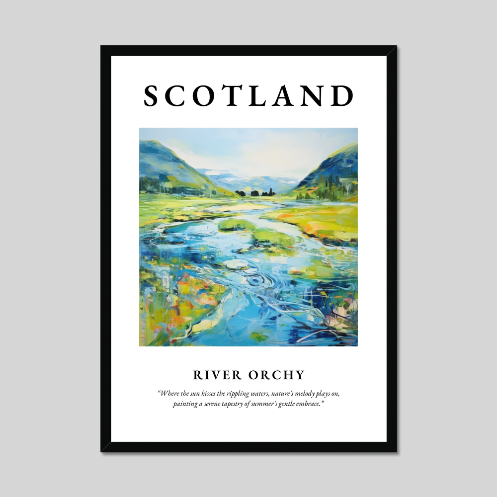 Poster of River Orchy, Scotland.