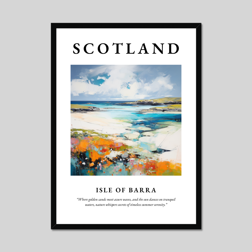 Poster of Isle of Barra, Scotland.