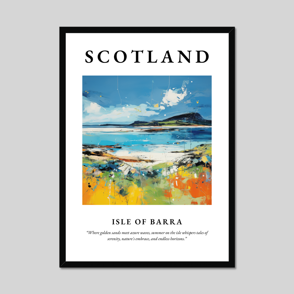 Poster of Isle of Barra, Scotland.