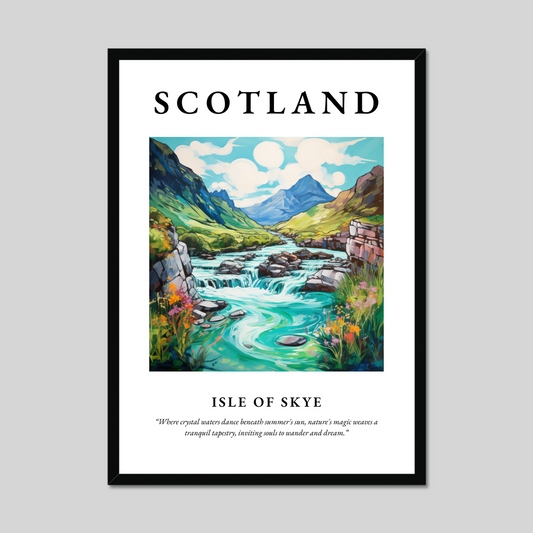 Poster of Isle of Skye, Scotland.