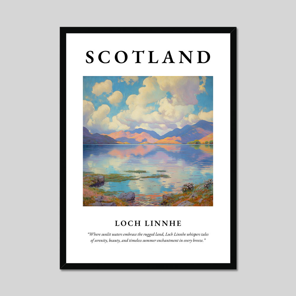 Poster of Loch Linnhe, Scotland.