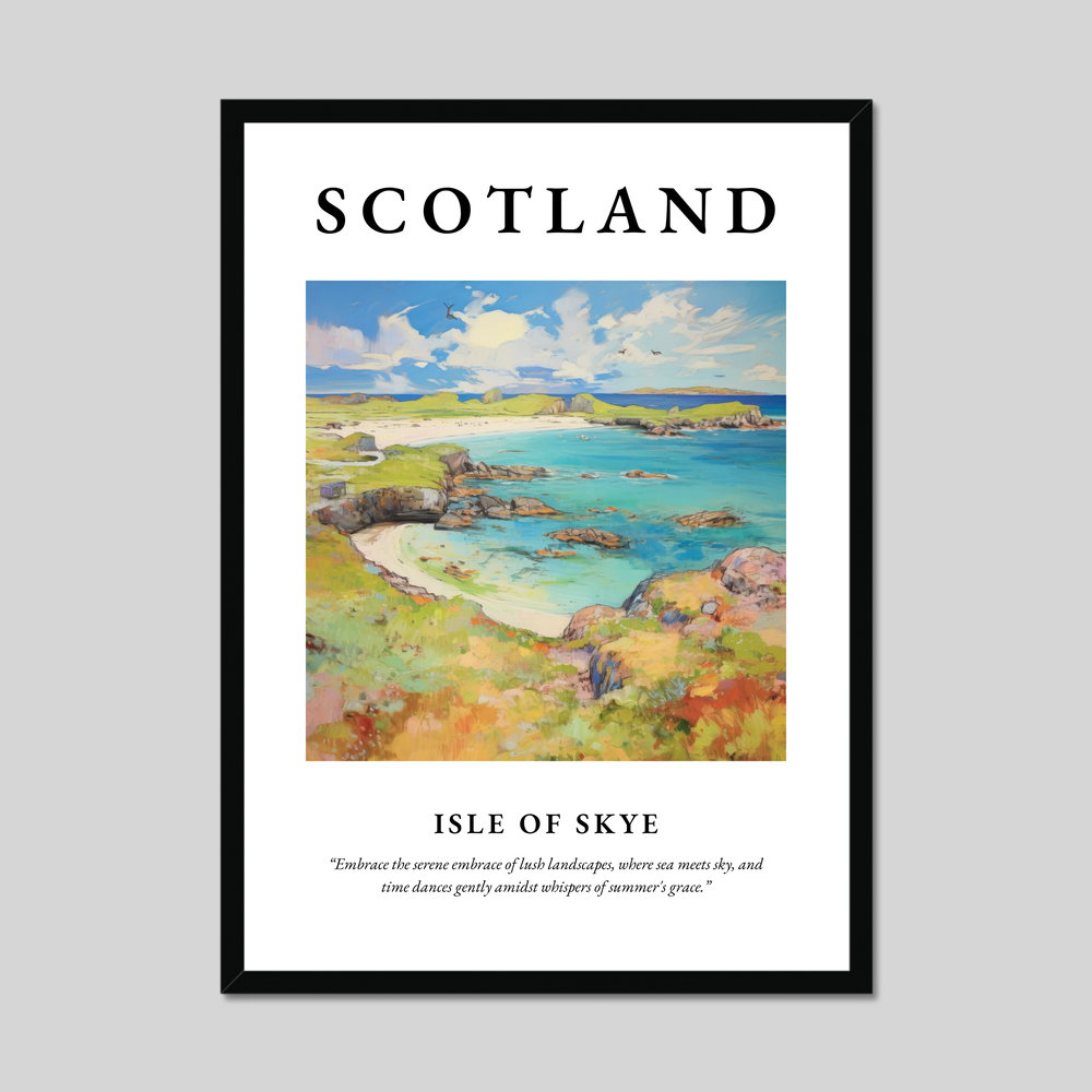 Poster of Isle of Skye, Scotland.