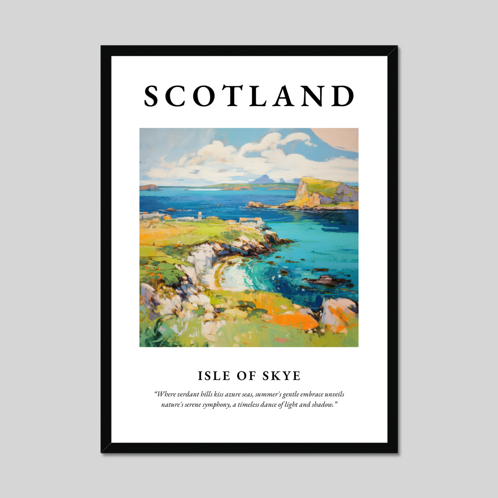 Poster of Isle of Skye, Scotland.