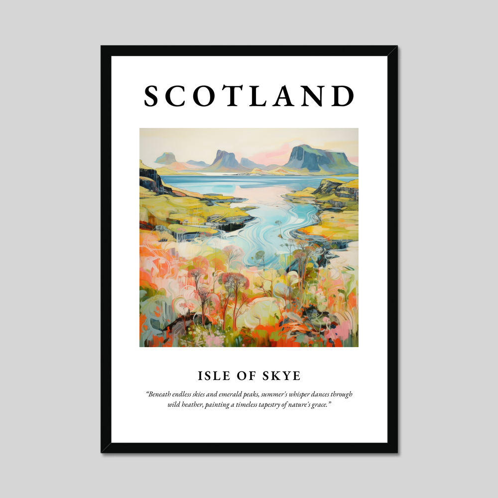 Poster of Isle of Skye, Scotland.