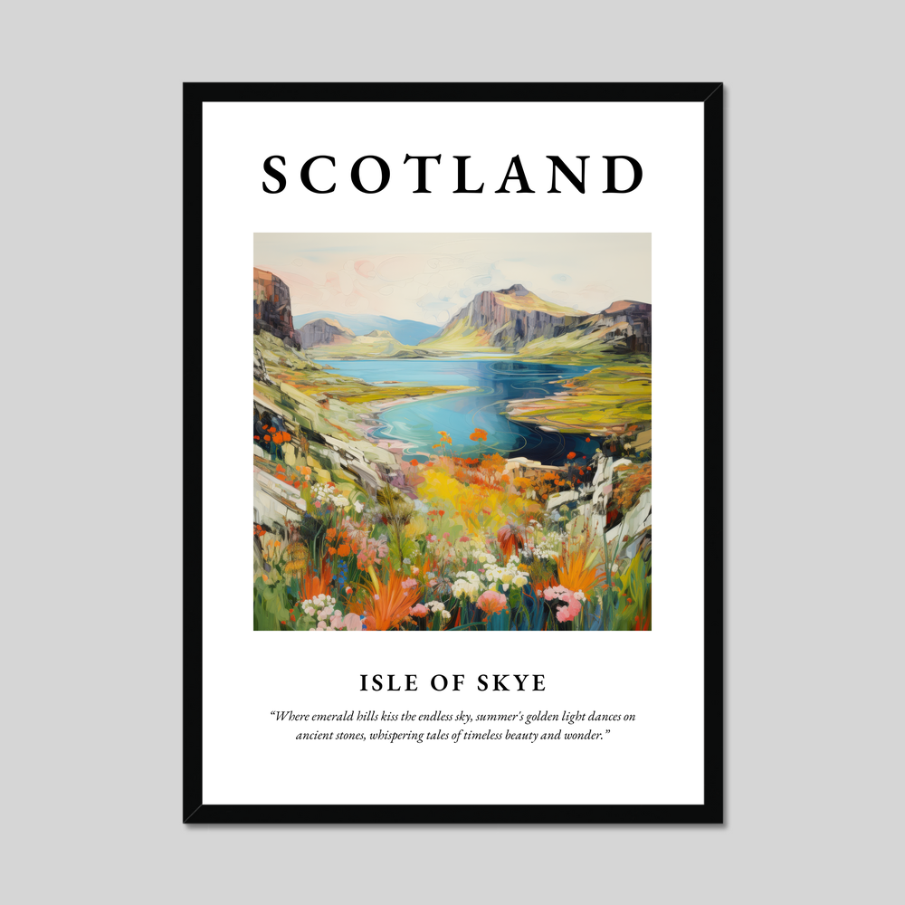 Poster of Isle of Skye, Scotland.