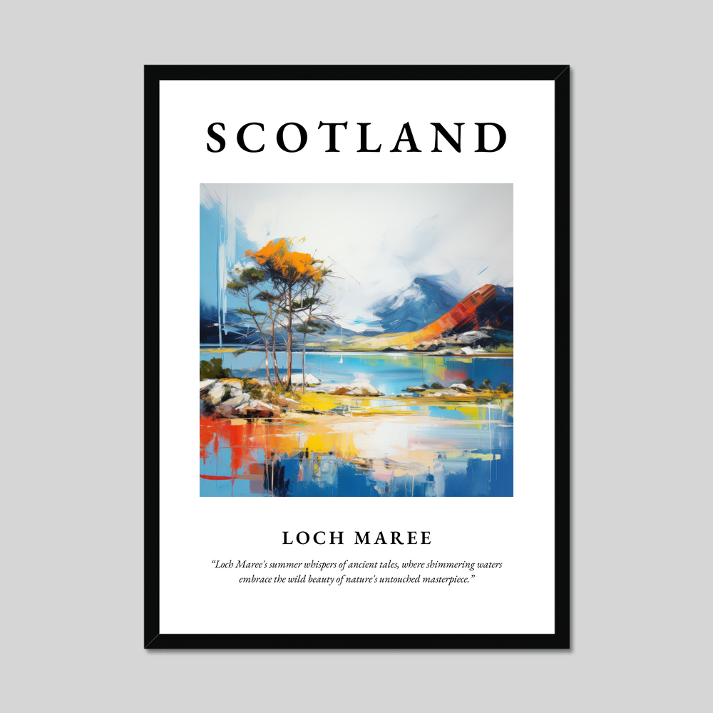 Poster of Loch Maree, Scotland.