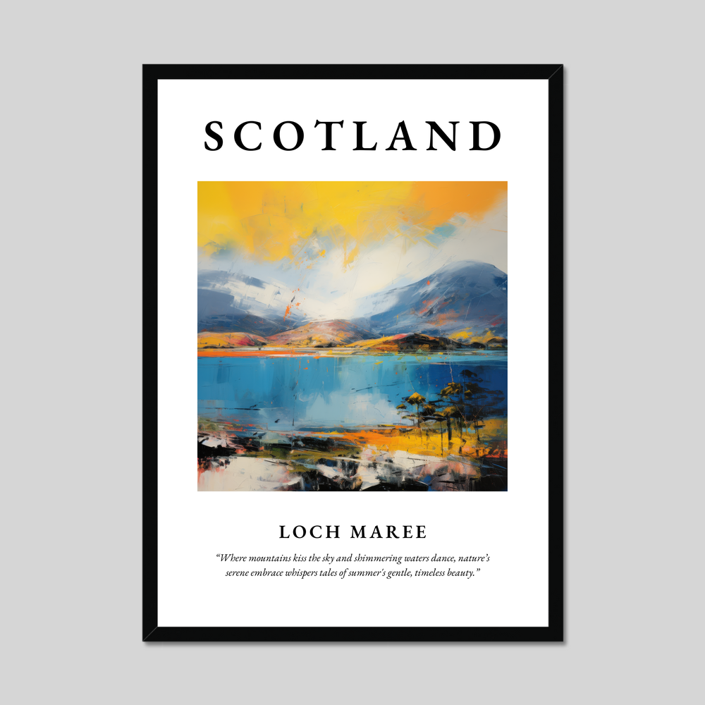 Poster of Loch Maree, Scotland.