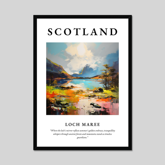 Poster of Loch Maree, Scotland.