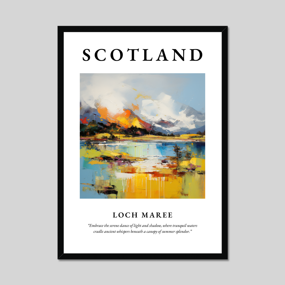 Poster of Loch Maree, Scotland.