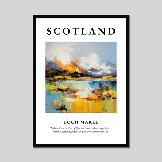 Poster of Loch Maree, Scotland.