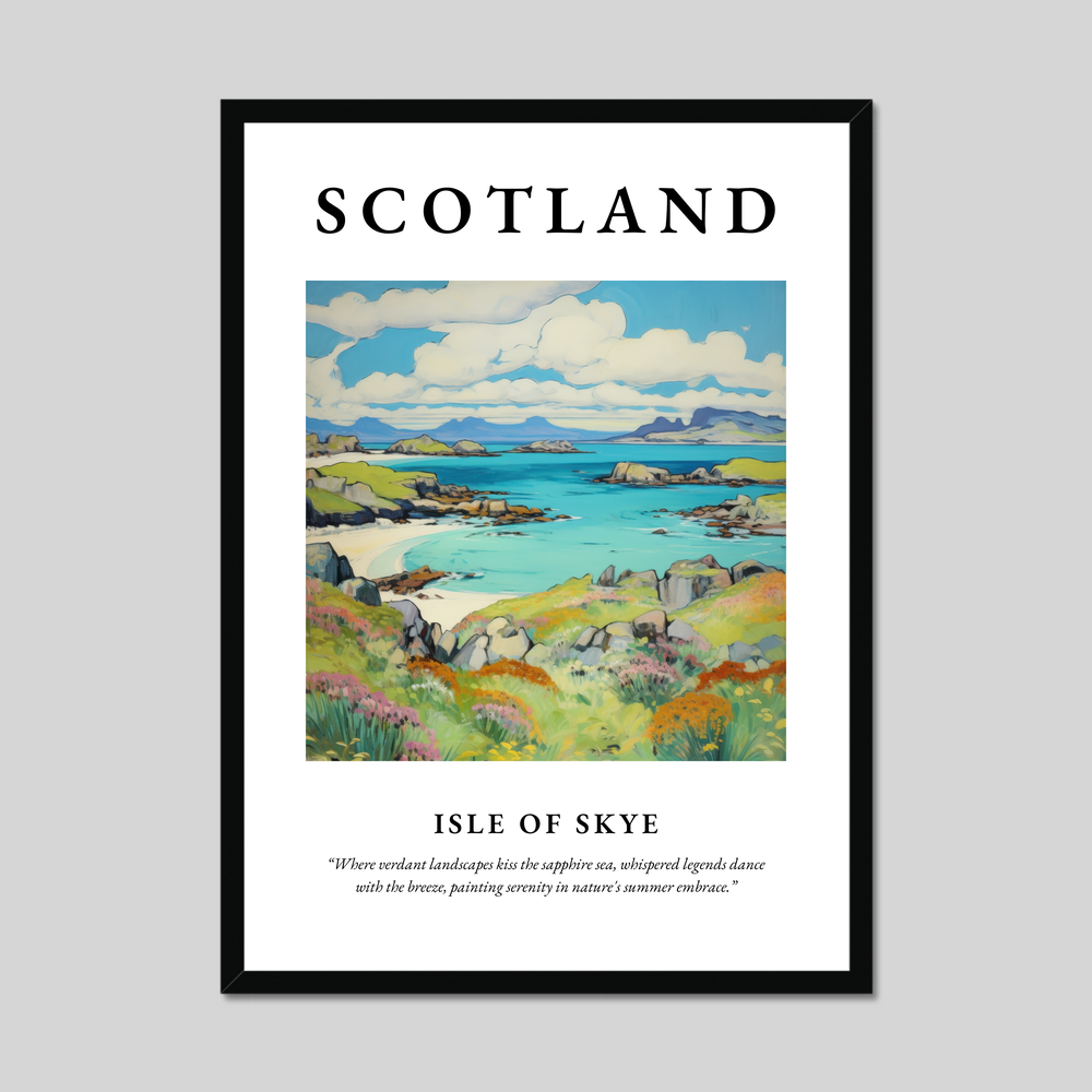 Poster of Isle of Skye, Scotland.