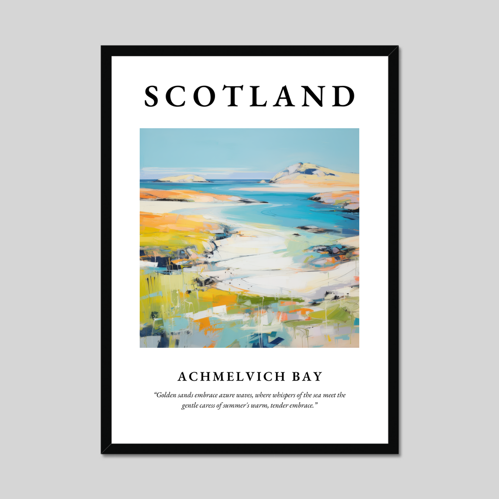 Poster of Achmelvich Bay, Scotland.