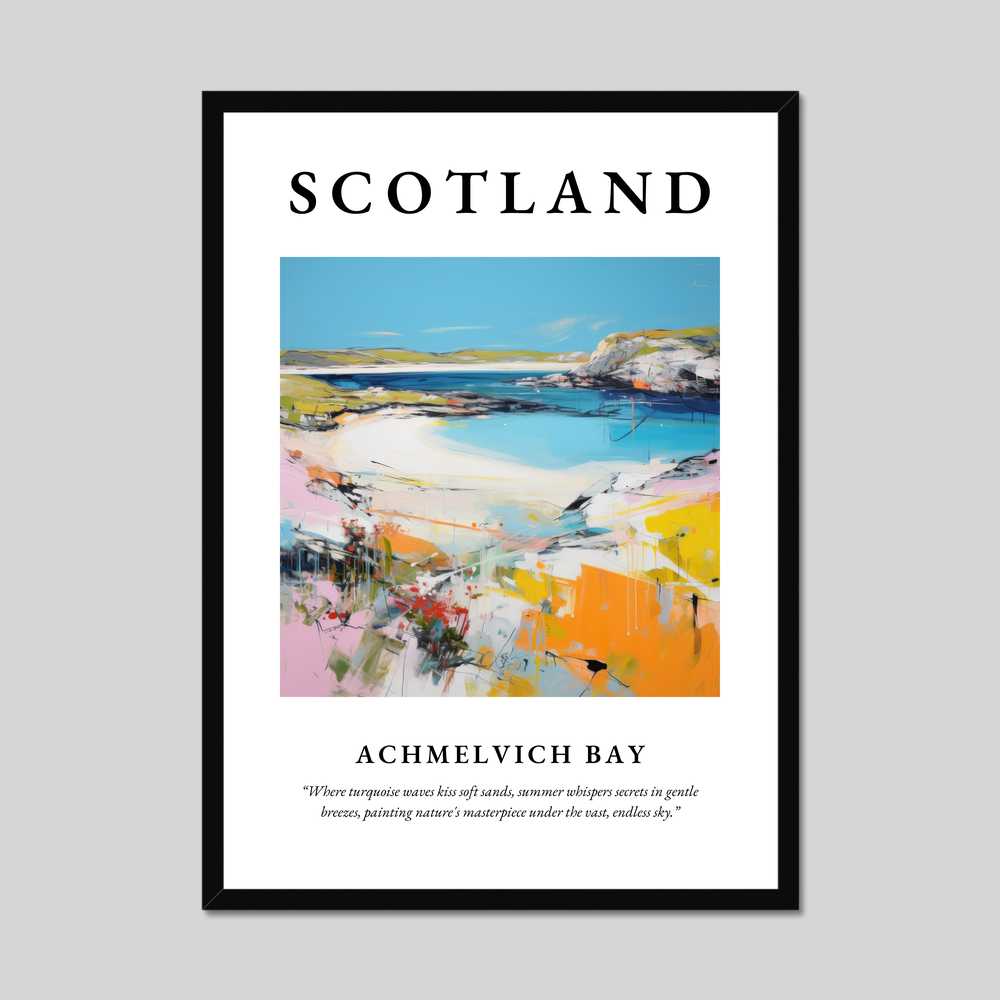 Poster of Achmelvich Bay, Scotland.