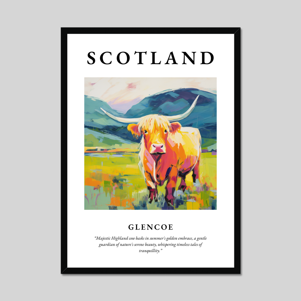 Poster of Glencoe, Scotland.