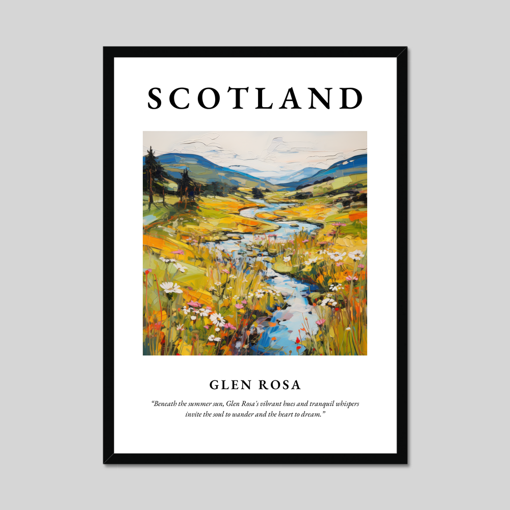 Poster of Glen Rosa, Scotland.