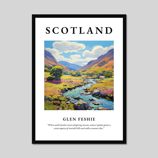 Poster of Glen Feshie, Scotland.