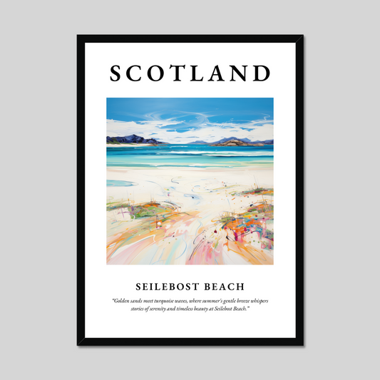 Poster of Seilebost Beach, Scotland.