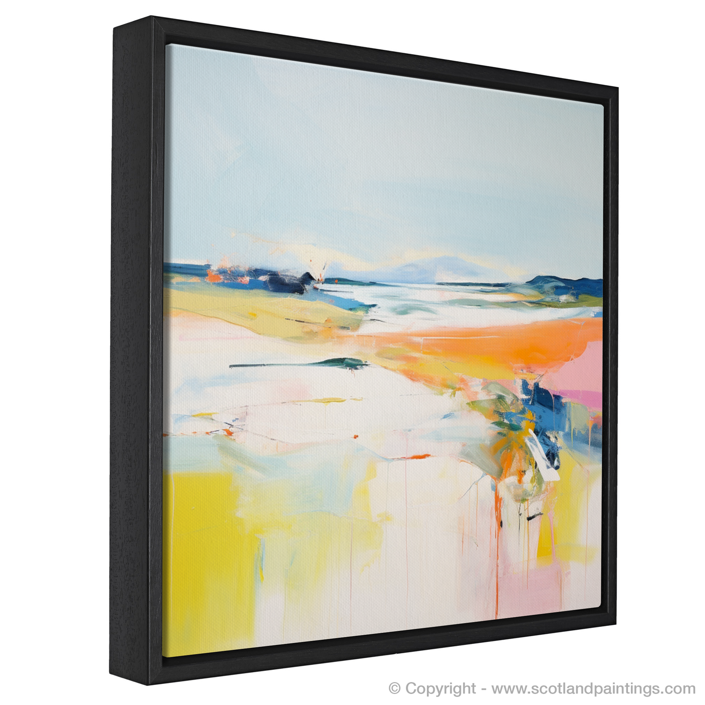 Painting and Art Print of Isle of Tiree, Inner Hebrides in summer entitled "Summer Abstraction: Isle of Tiree".