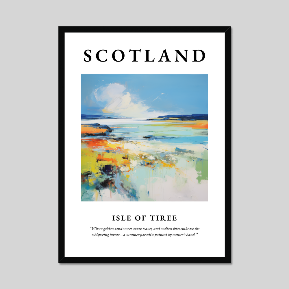 Poster of Isle of Tiree, Scotland.