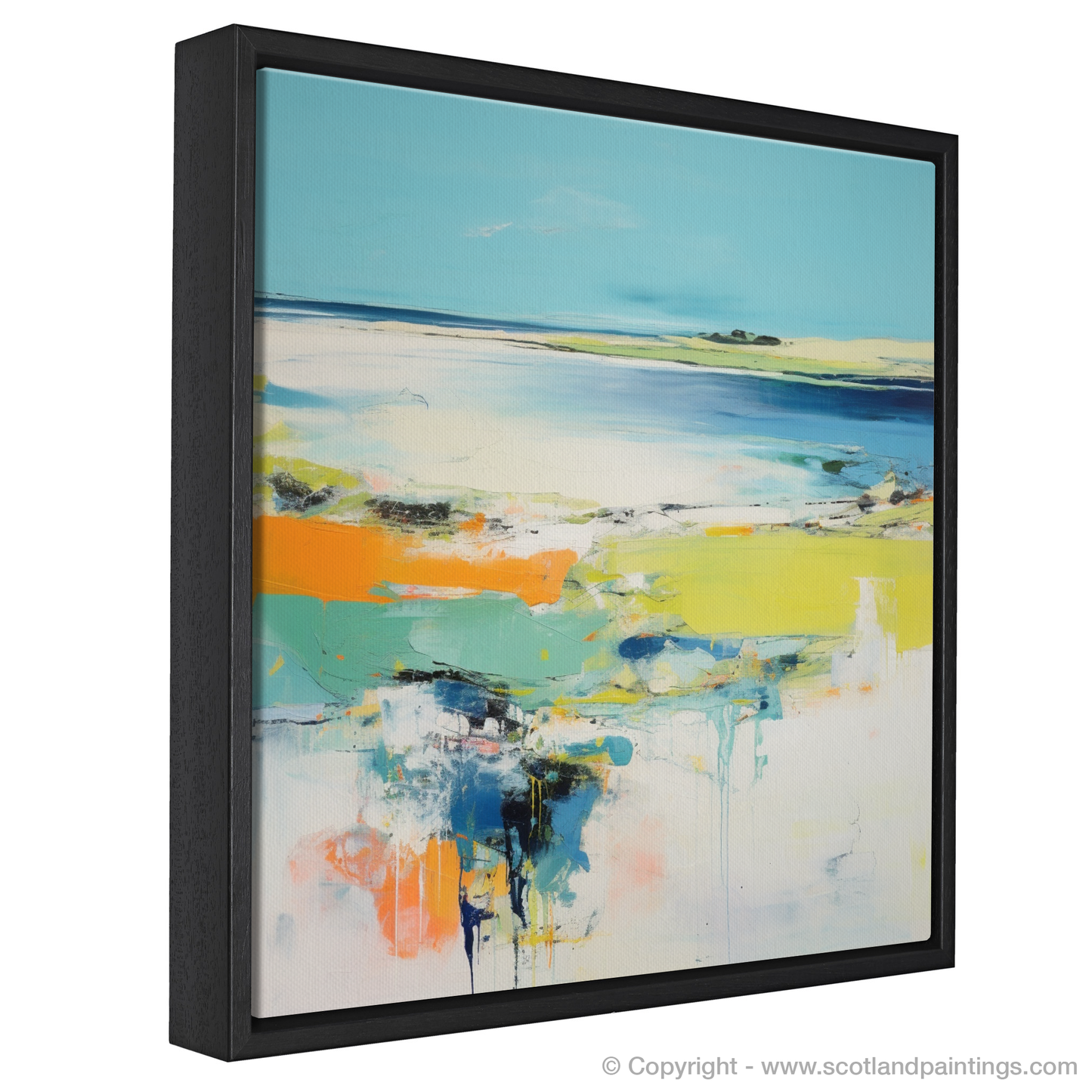 Painting and Art Print of Isle of Tiree, Inner Hebrides in summer entitled "Isle of Tiree Summer Dreamscape".