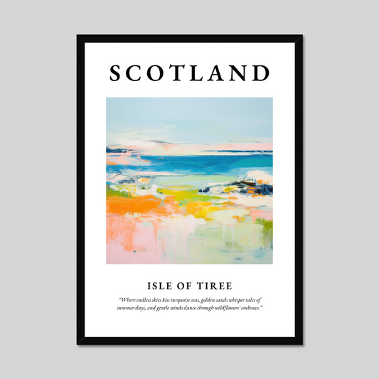 Poster of Isle of Tiree, Scotland.