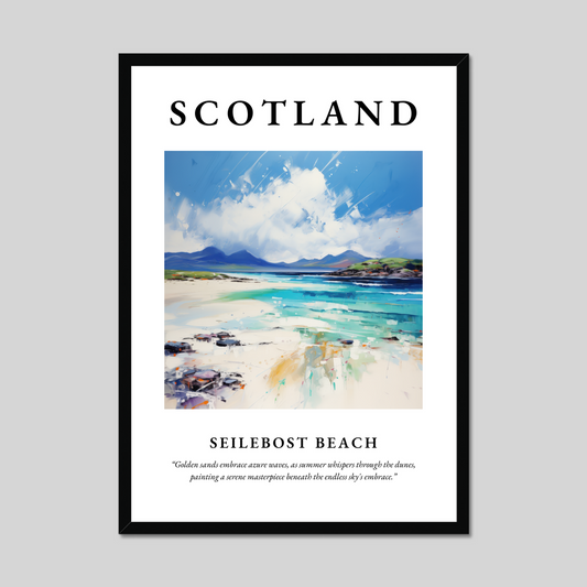 Poster of Seilebost Beach, Scotland.