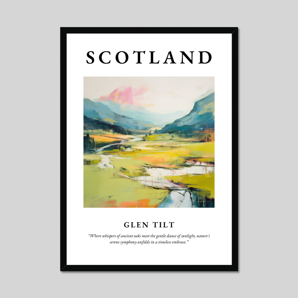 Poster of Glen Tilt, Scotland.