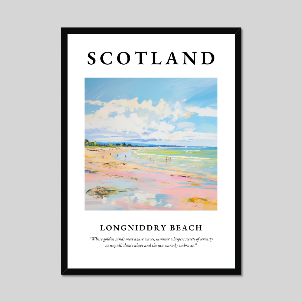 Poster of Longniddry Beach, Scotland.