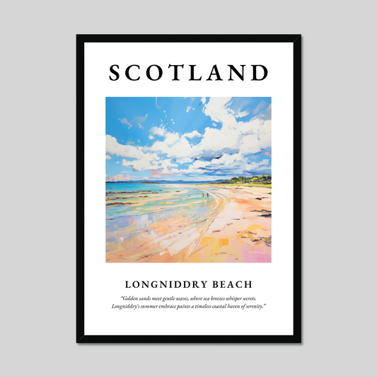 Poster of Longniddry Beach, Scotland.