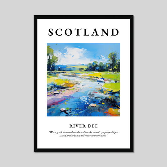 Poster of River Dee, Scotland.