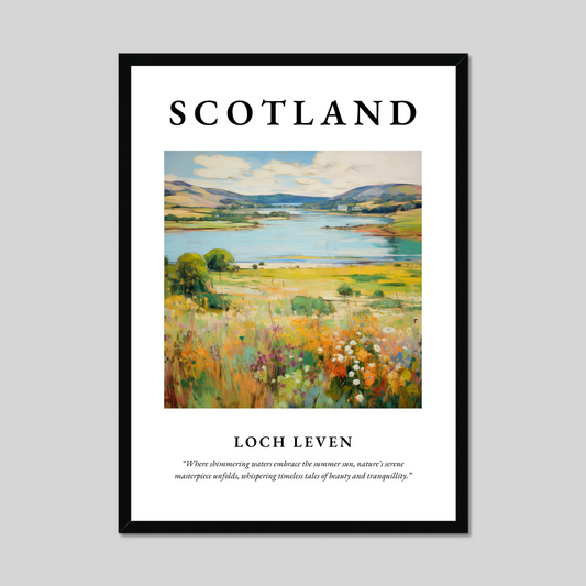 Poster of Loch Leven, Scotland.